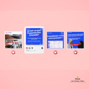 Visuel Instagram hypertension artérielle tueur silencieux – Polyclinique Ongari Niamey – Agence Kouma