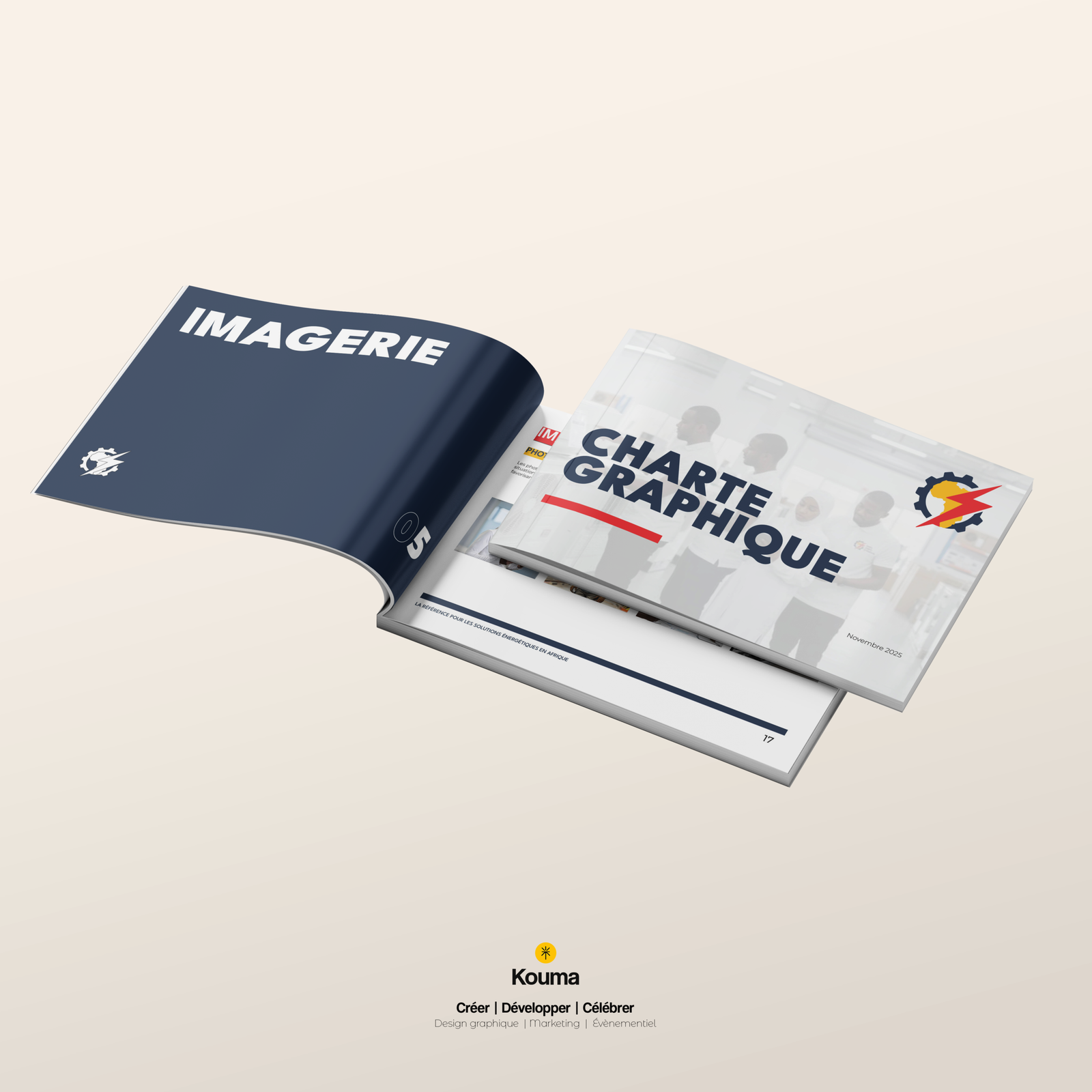 Charte graphique Africa Energy Group réalisée par Agence Kouma à Niamey