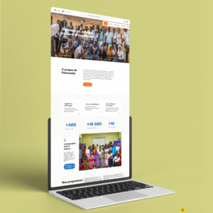 Création site web Niamey – page d'accueil Filière Arts & Culture UAM – Agence Kouma